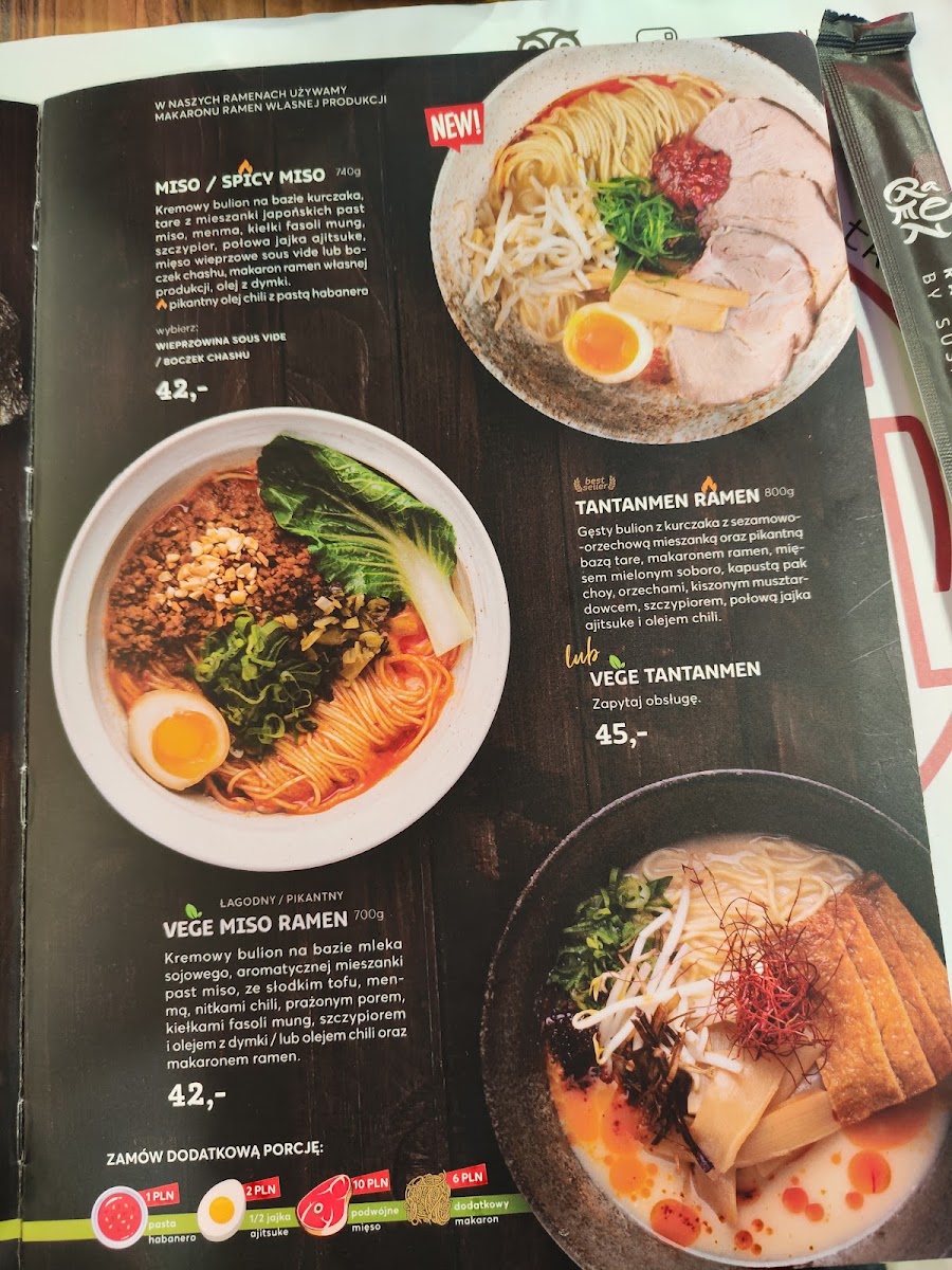 Menu Ramen Shop Kraków-4